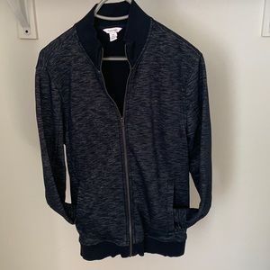 Men’s M Calvin Klein Blue Full Zip Sweater